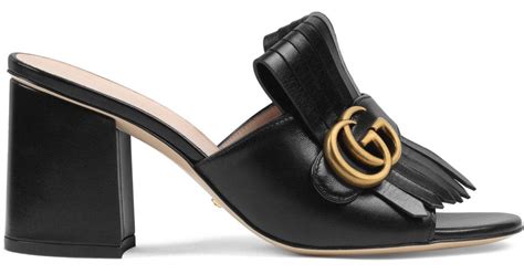 gucci slides heels